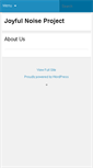 Mobile Screenshot of joyfulnoiseproject.com